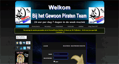 Desktop Screenshot of gewoonpiraten.nl