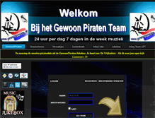 Tablet Screenshot of gewoonpiraten.nl